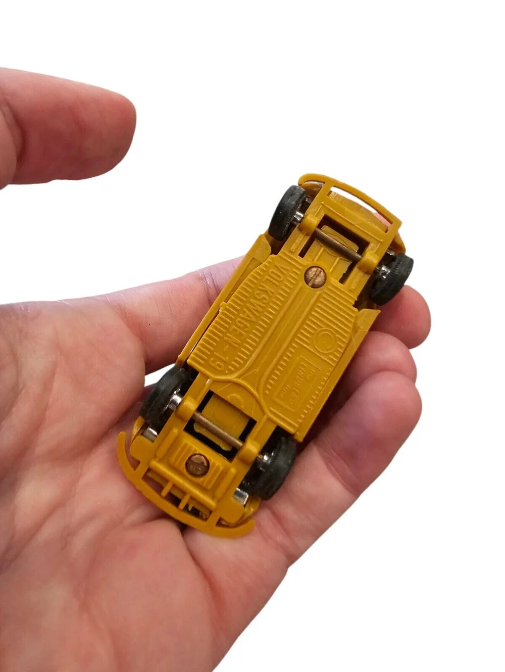 Vintage CH Toys No. 607 Hong Kong Volkswagen Beetle Friction Plastic Car